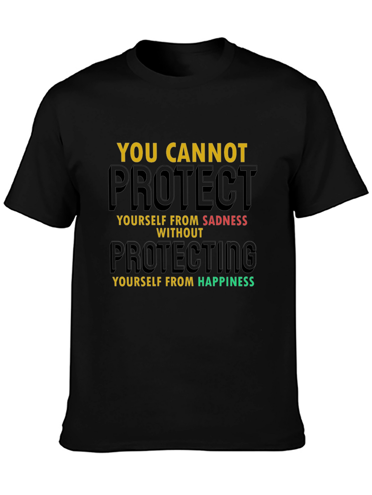 Inspirational Graphic Tee - Protect Yourself T-Shirt