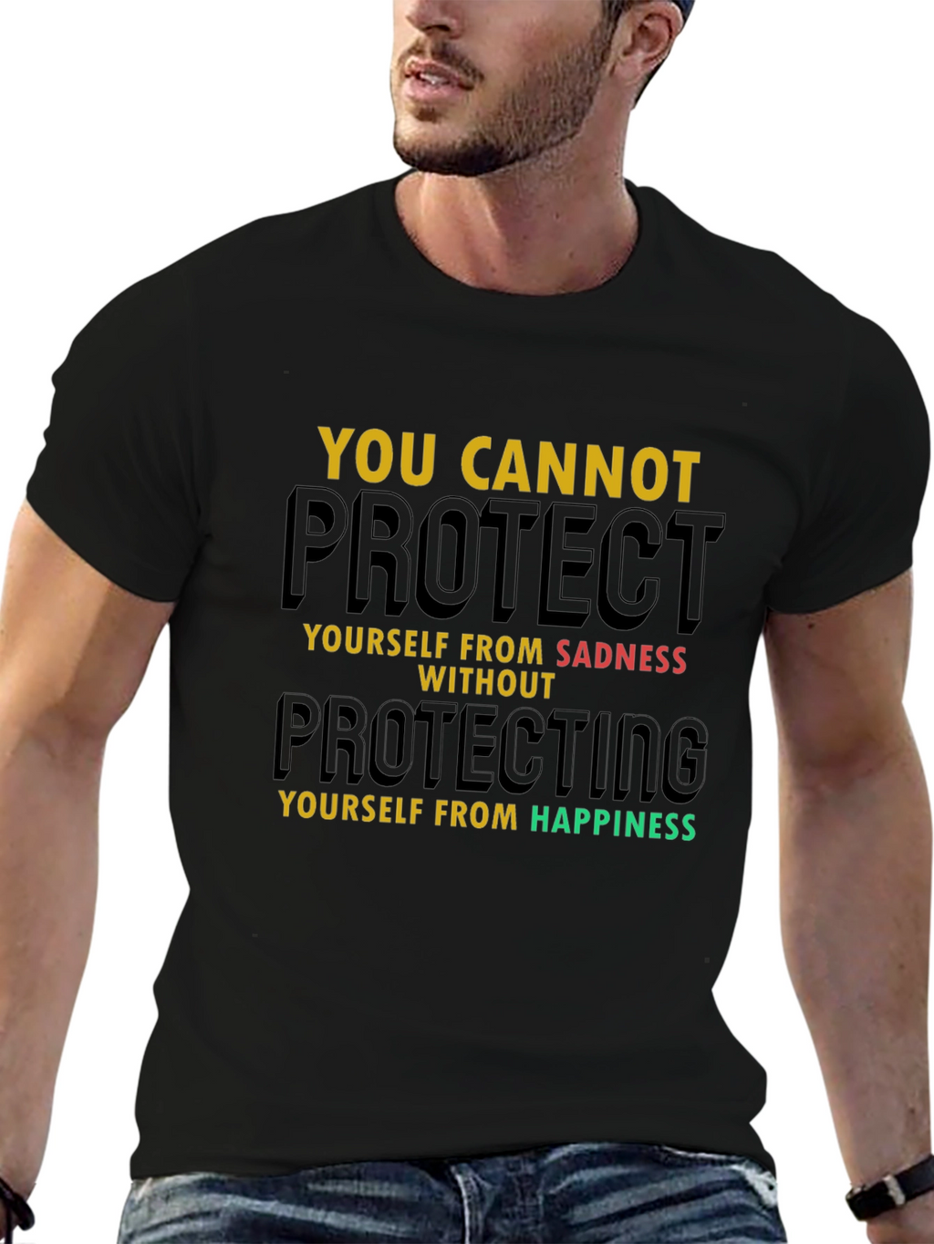 Inspirational Graphic Tee - Protect Yourself T-Shirt