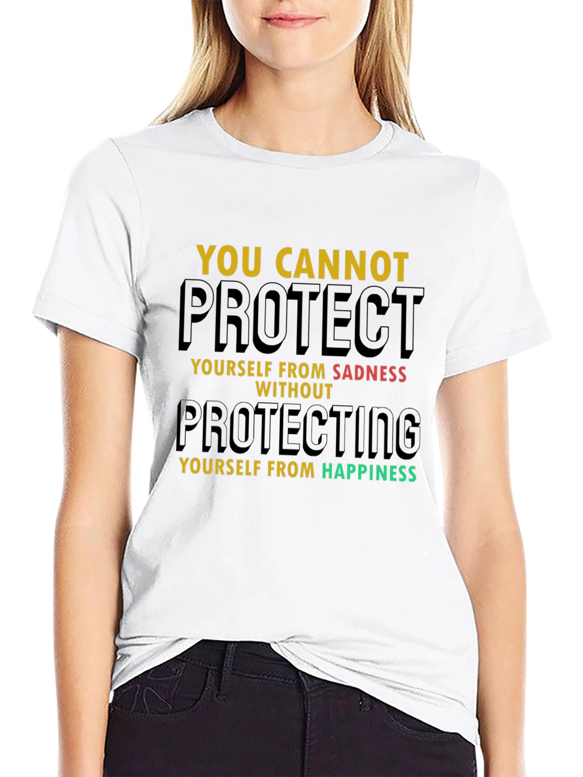 Inspirational Graphic Tee - Protect Yourself T-Shirt