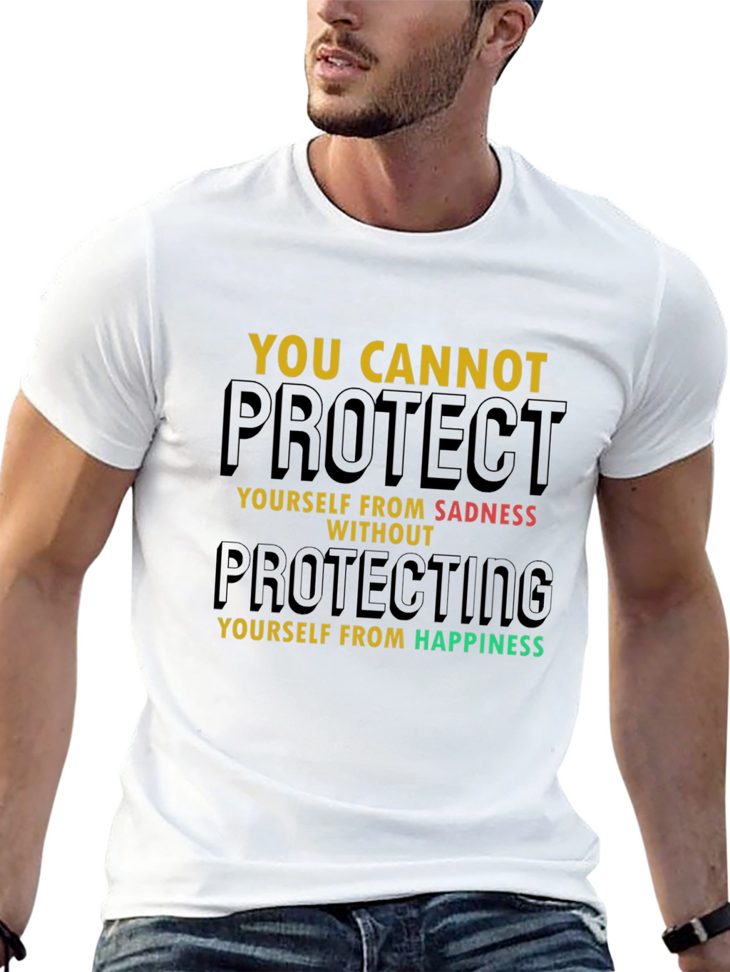 Inspirational Graphic Tee - Protect Yourself T-Shirt