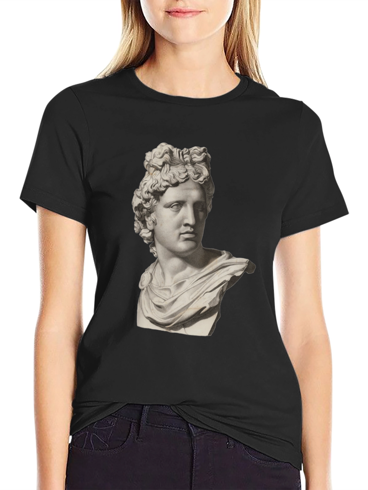 Apollo Bust Black T-Shirt