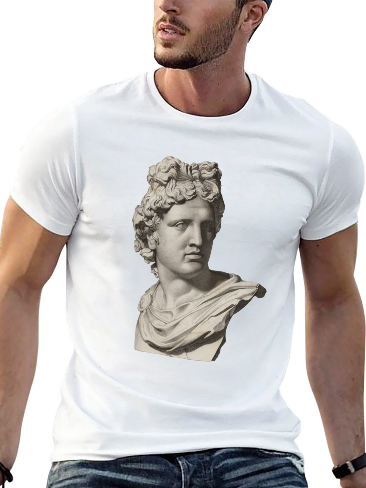 Apollo Bust Black T-Shirt