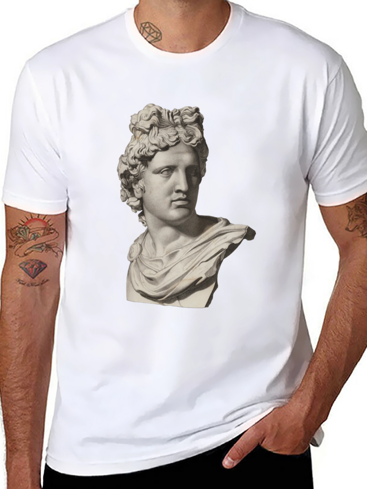 Apollo Bust Black T-Shirt