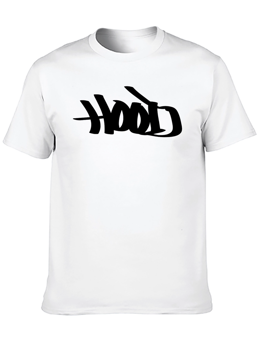 Black Hood Graphic T-Shirt