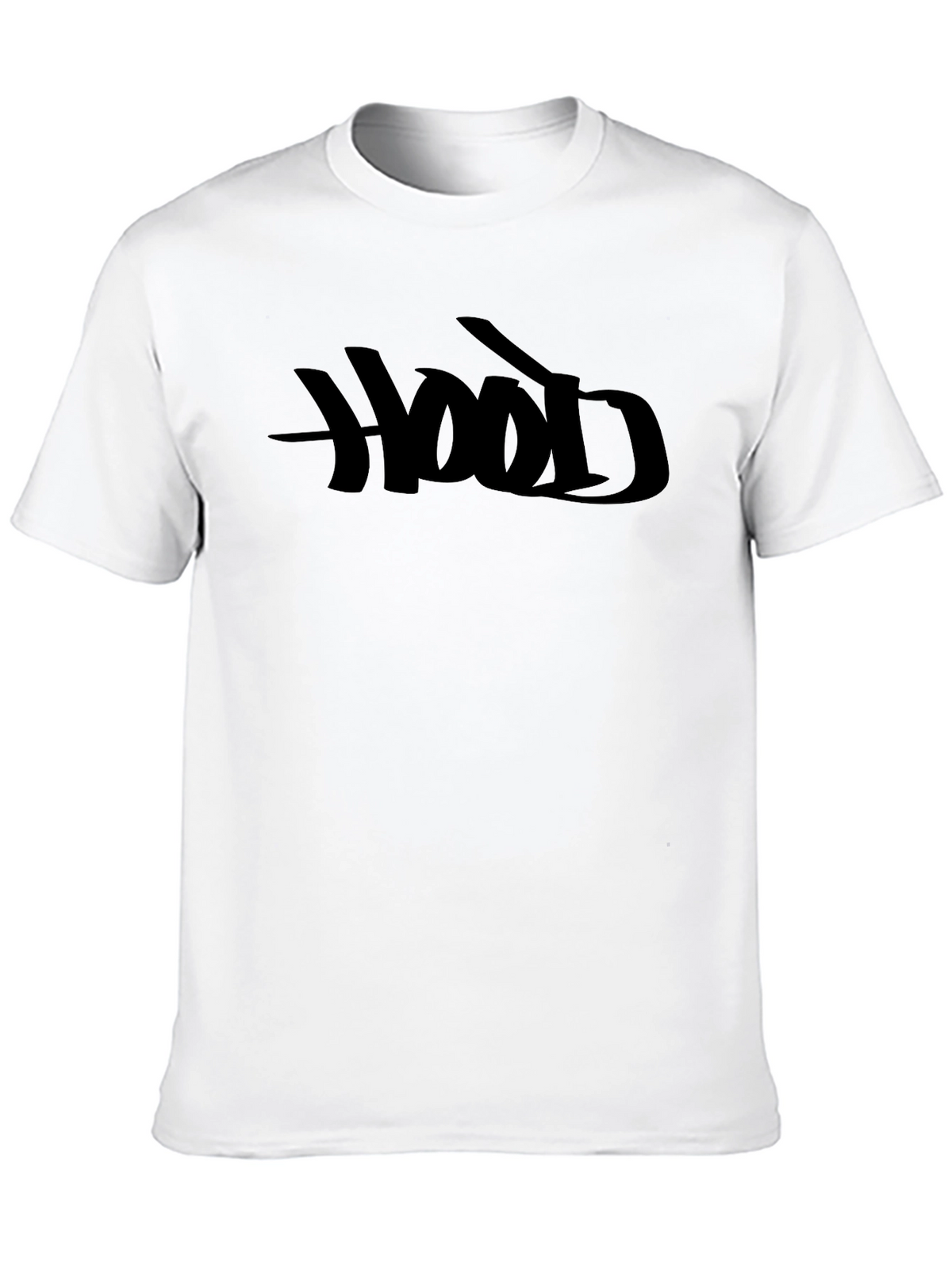 Black Hood Graphic T-Shirt