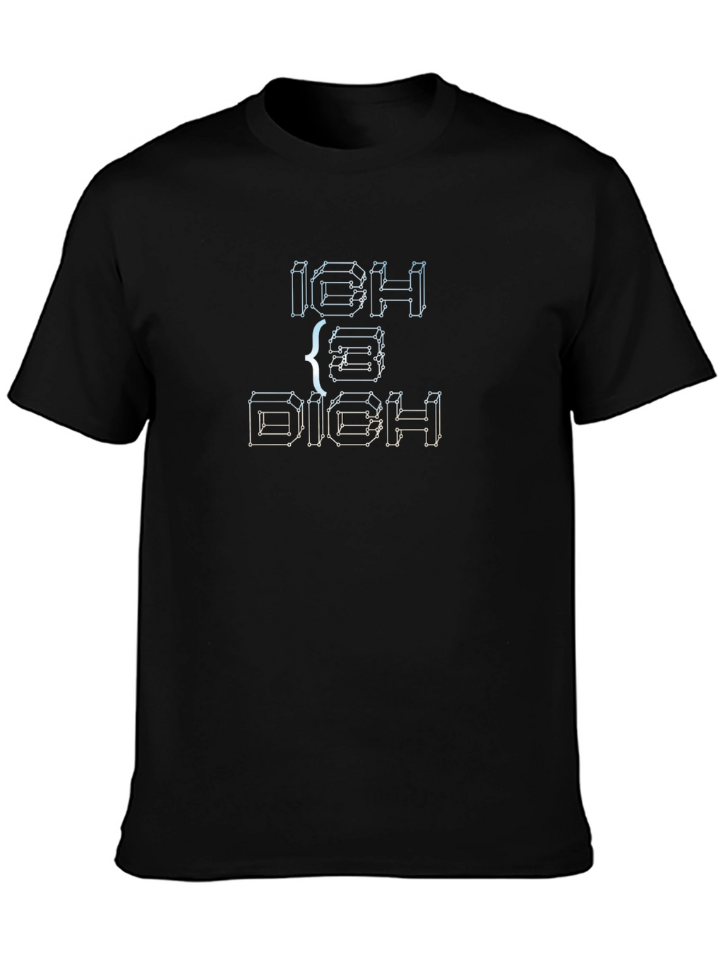 Ich Liebe Dich Black Graphic Tee