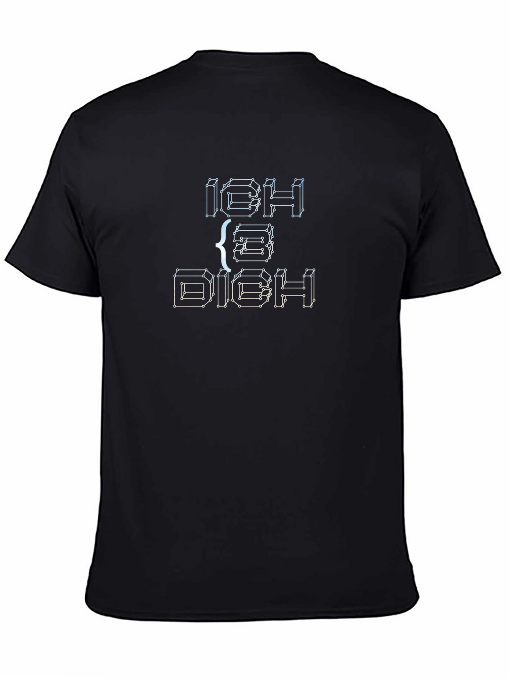 Ich Liebe Dich Black Graphic Tee