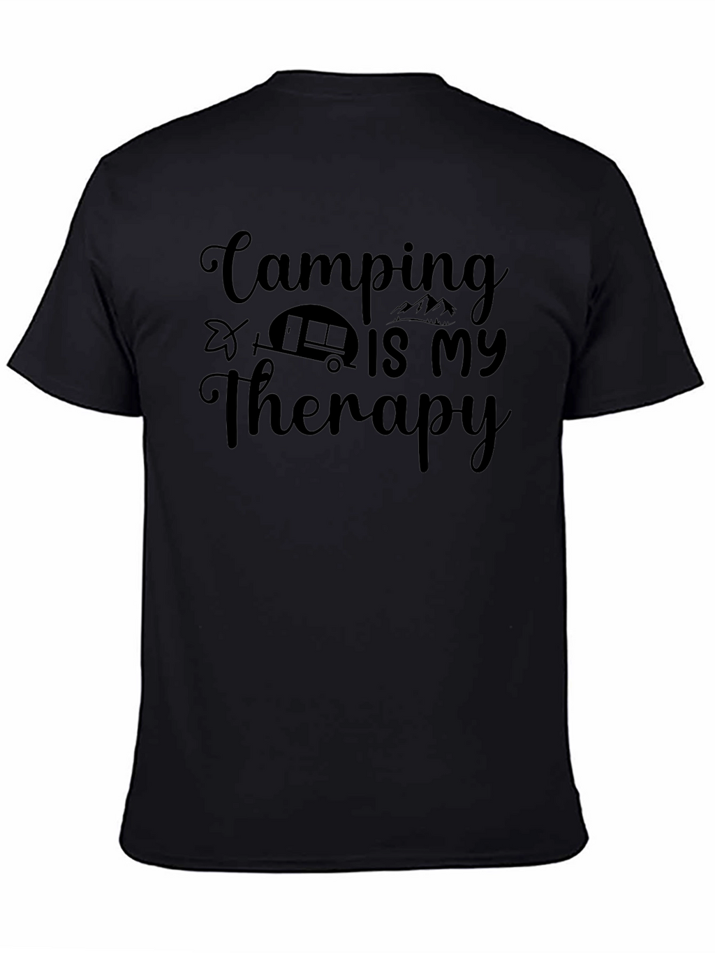 Camping Is My Therapy Graphic T-Shirt