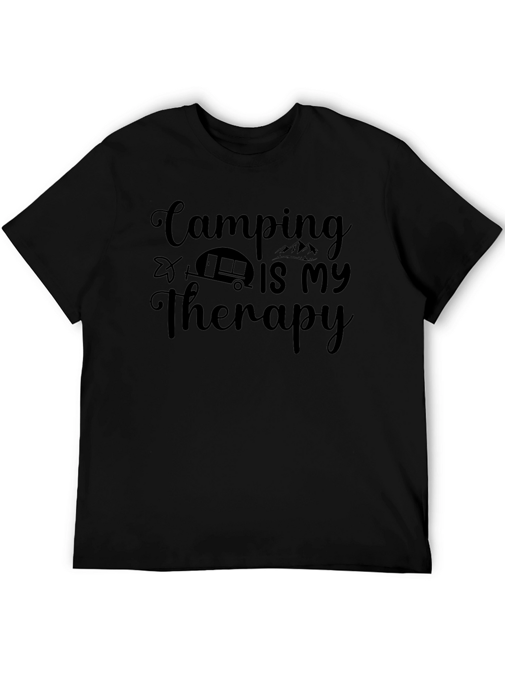 Camping Is My Therapy Graphic T-Shirt