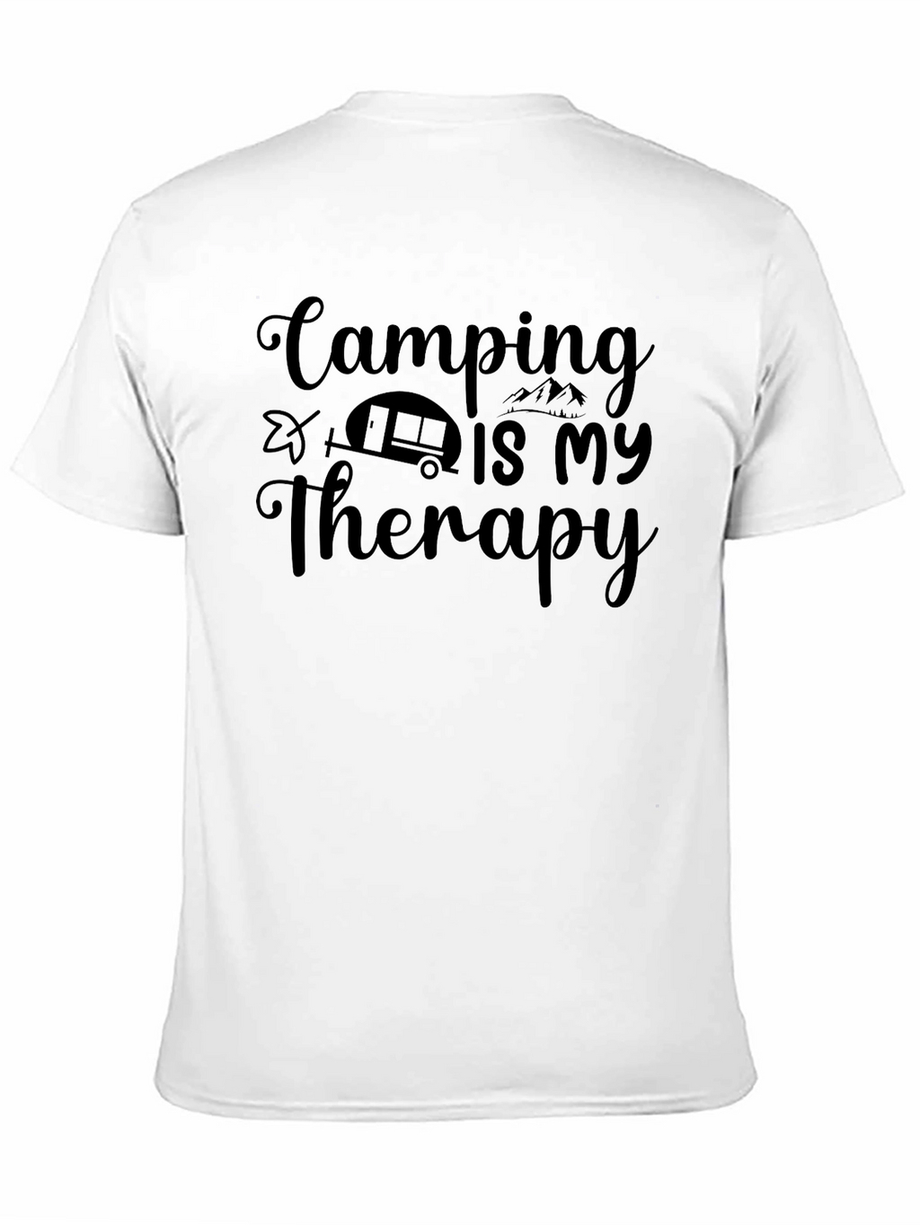 Camping Is My Therapy Graphic T-Shirt