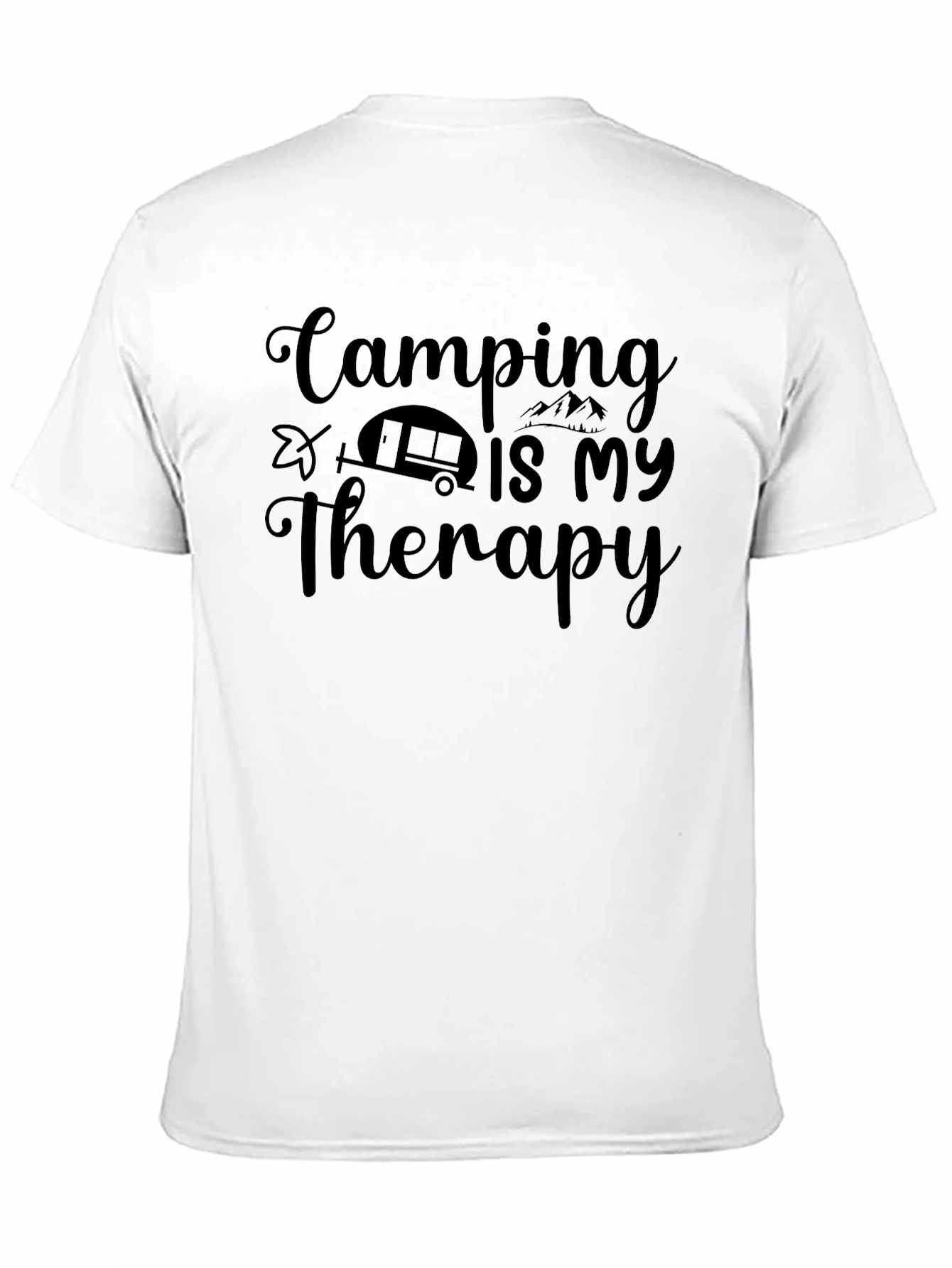 Camping Is My Therapy Graphic T-Shirt