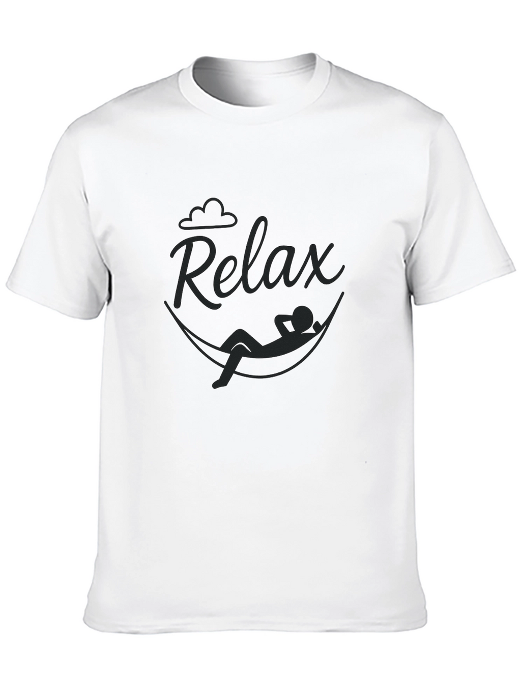 Relax Hammock Black T-Shirt