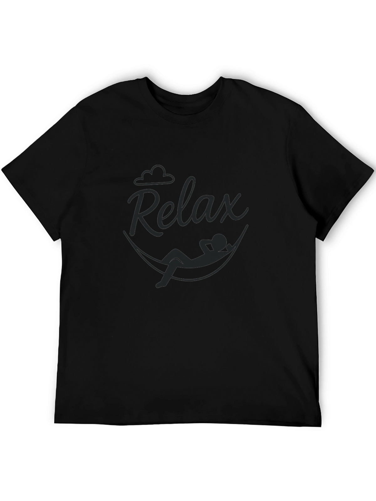 Relax Hammock Black T-Shirt