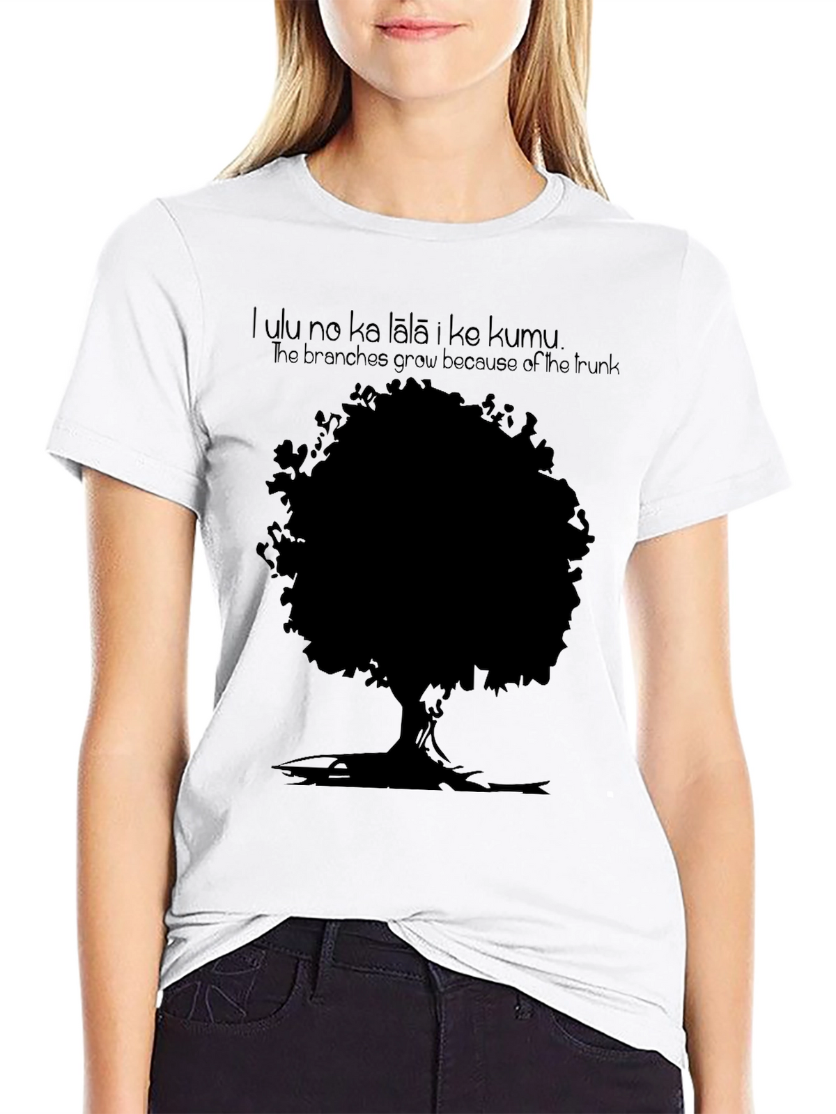 Tree Graphic Mens Black T-Shirt