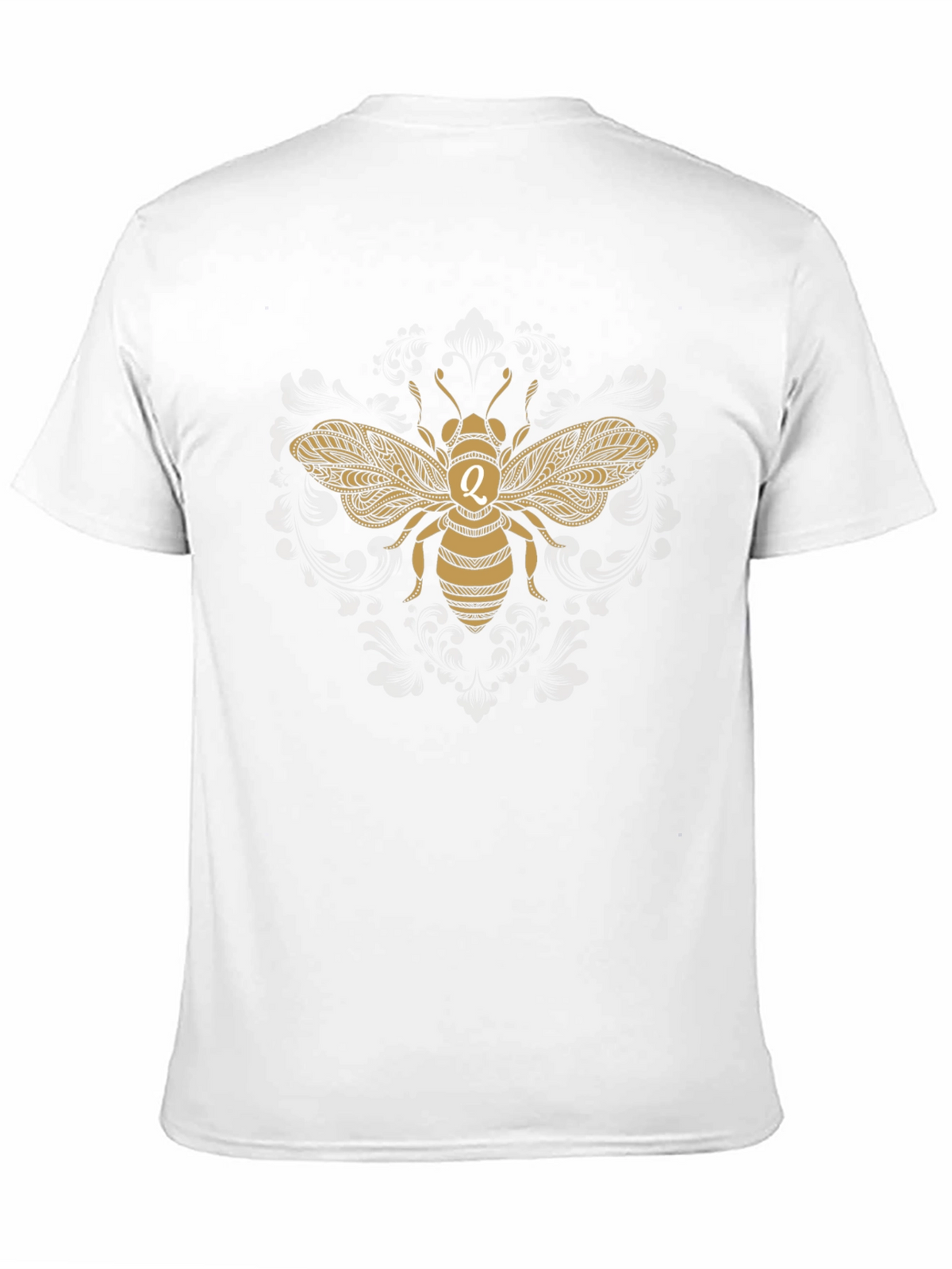 Gold Bee Graphic T-Shirt - Black