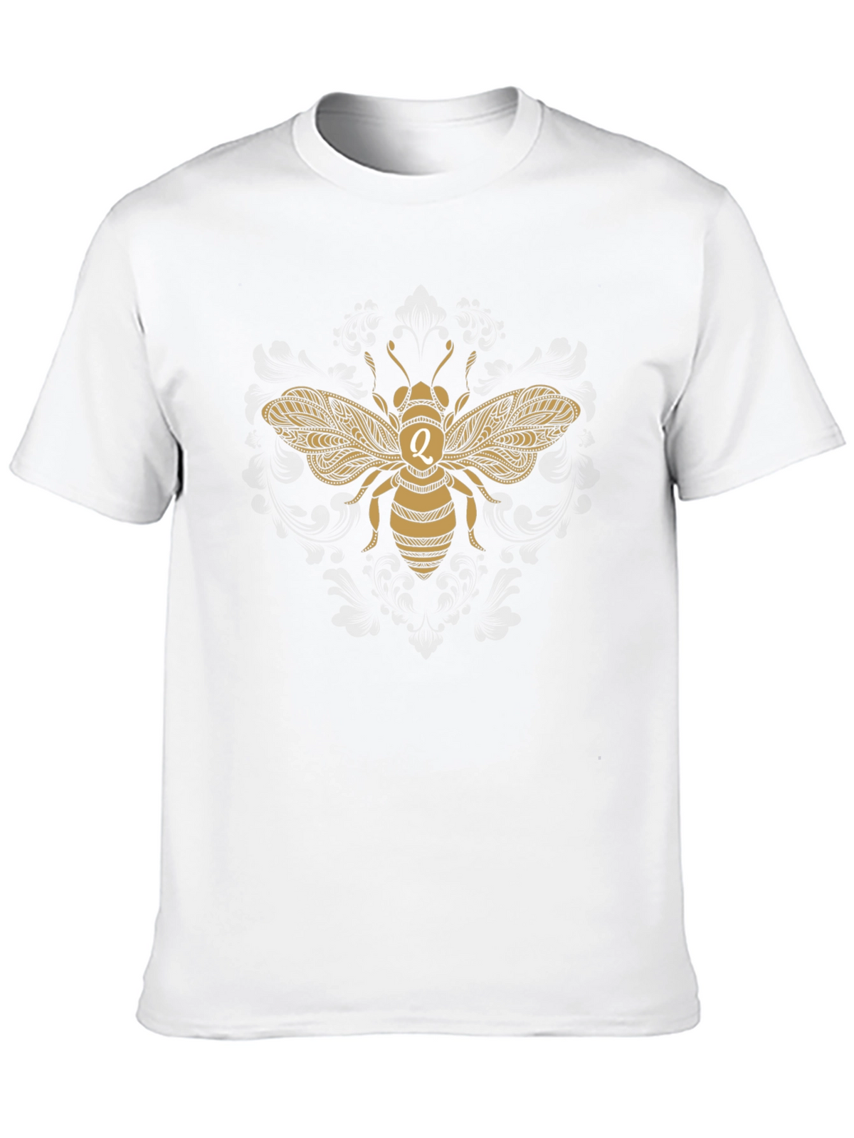 Gold Bee Graphic T-Shirt - Black