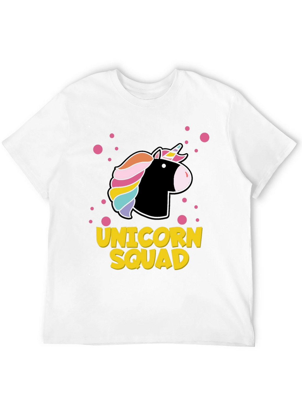 Unicorn Squad Graphic Tee - Black