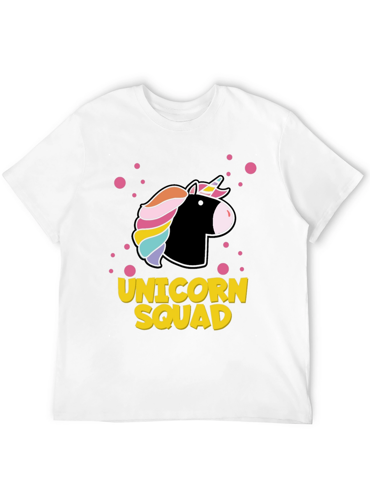 Unicorn Squad Graphic Tee - Black