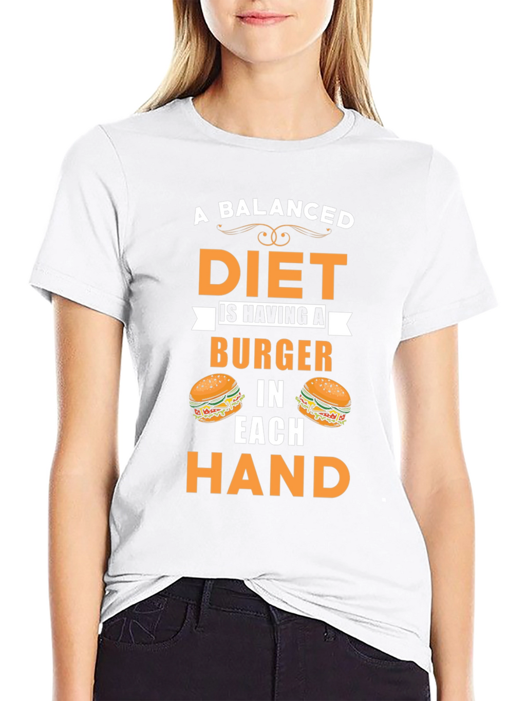 Balanced Diet Burger T-Shirt