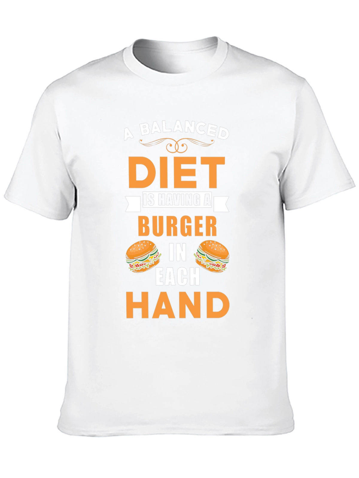 Balanced Diet Burger T-Shirt
