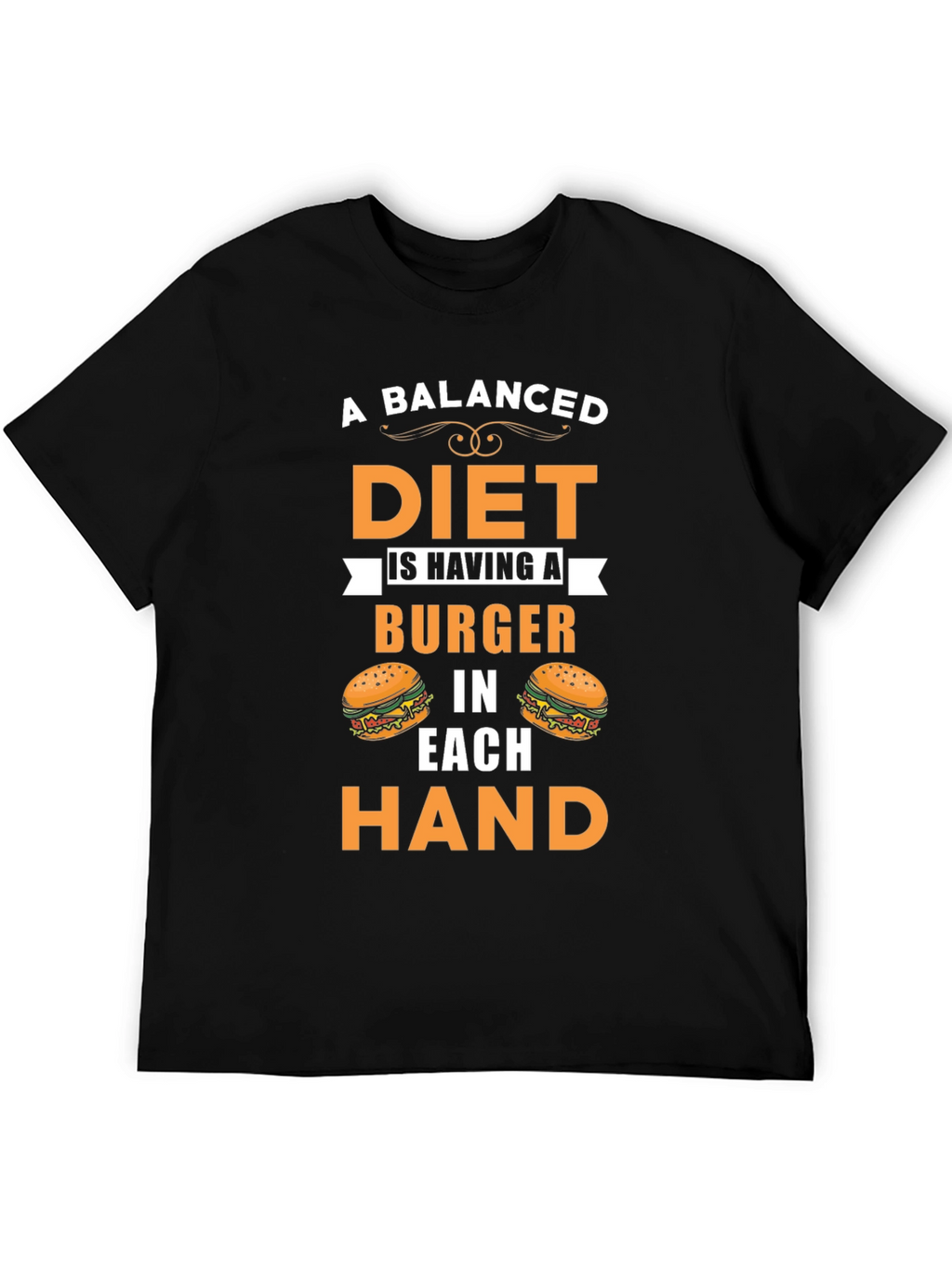 Balanced Diet Burger T-Shirt