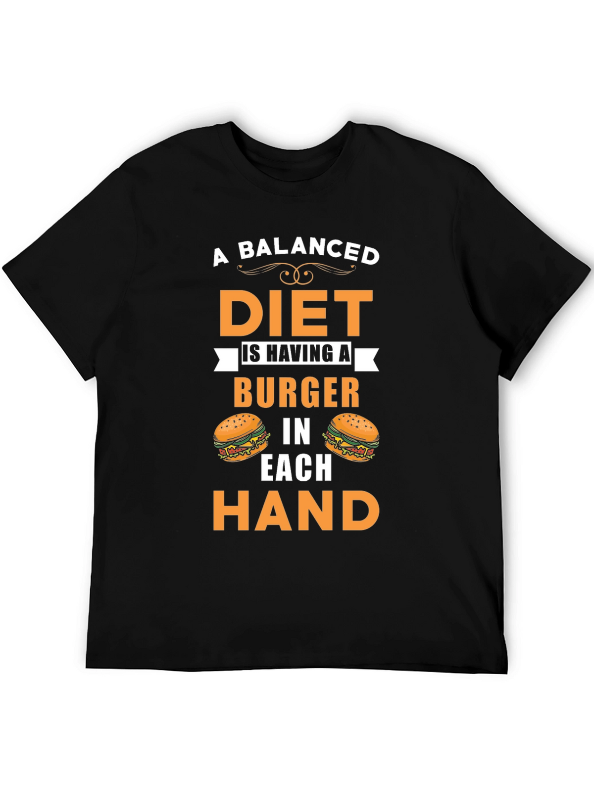 Balanced Diet Burger T-Shirt