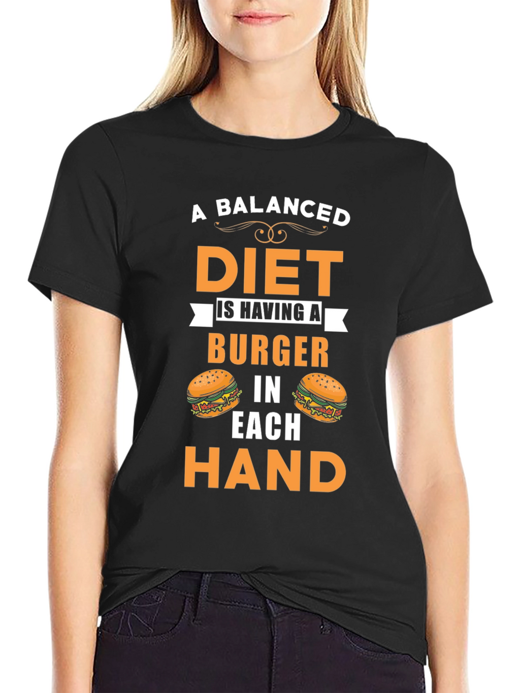 Balanced Diet Burger T-Shirt