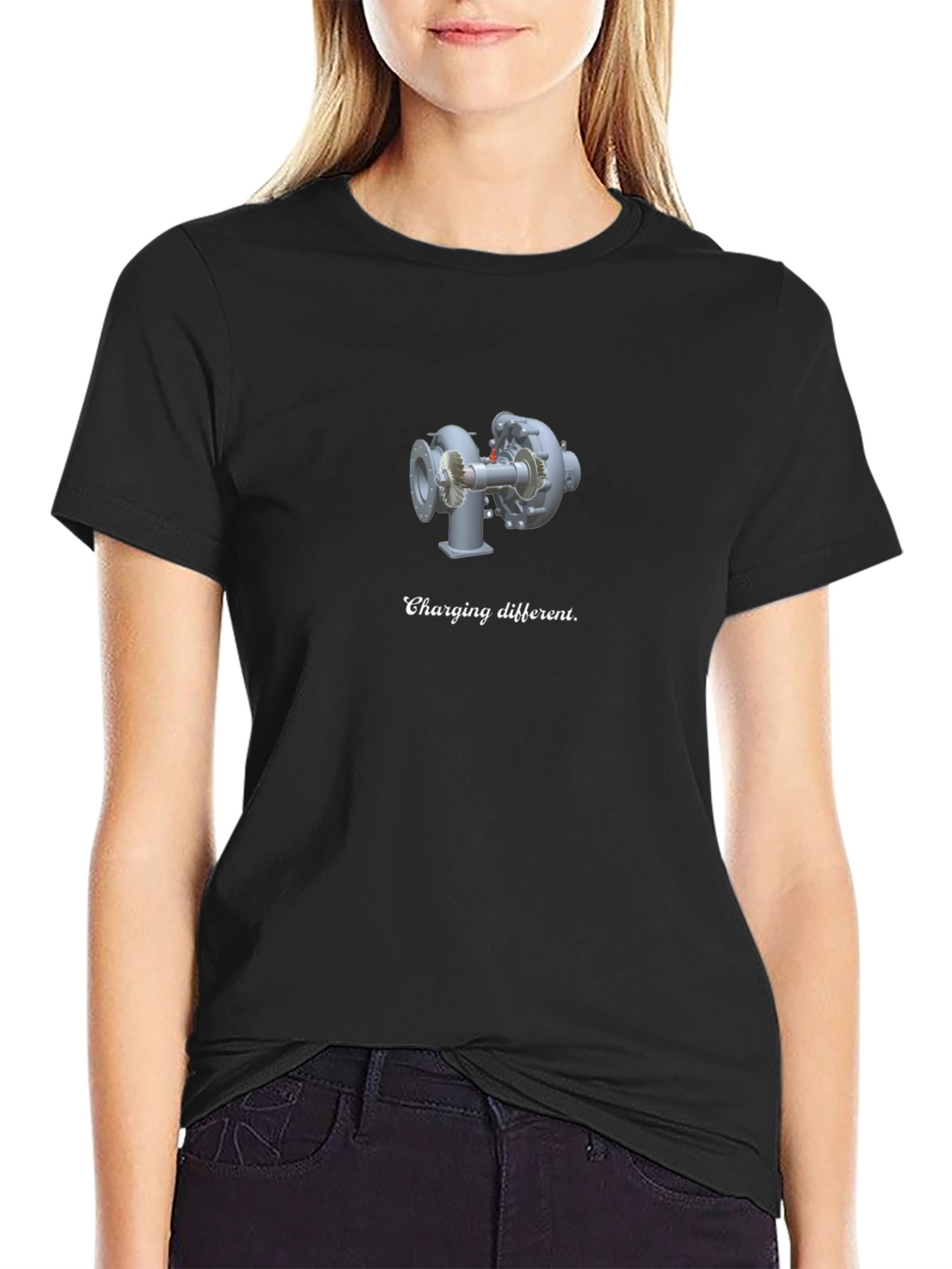 Charging Different Turbo T-Shirt