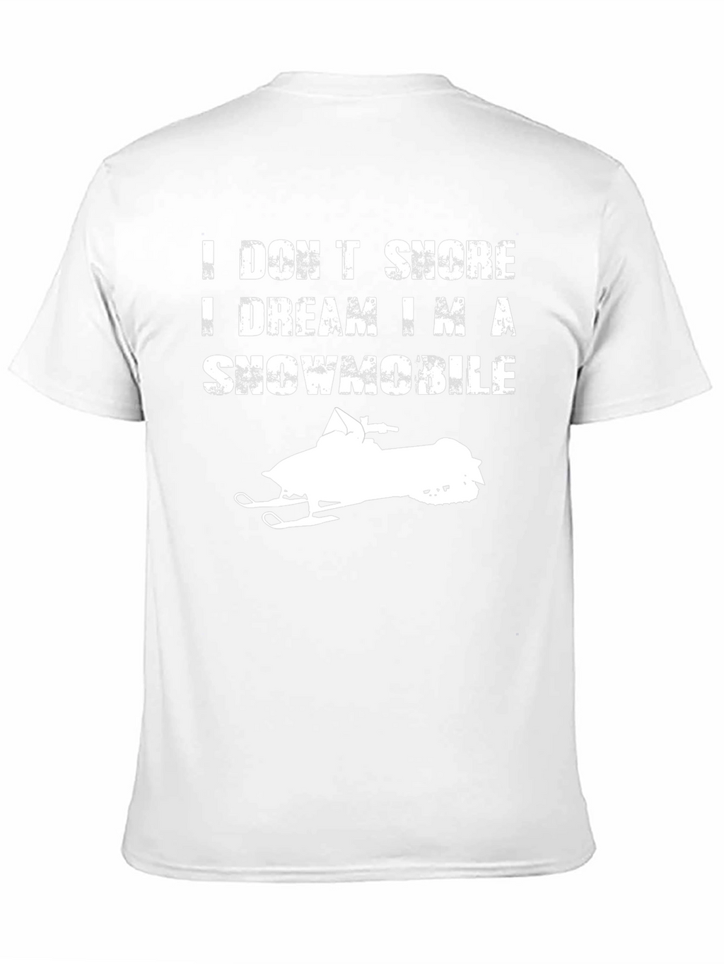 Snowmobile Dream T-Shirt - Black Graphic Tee
