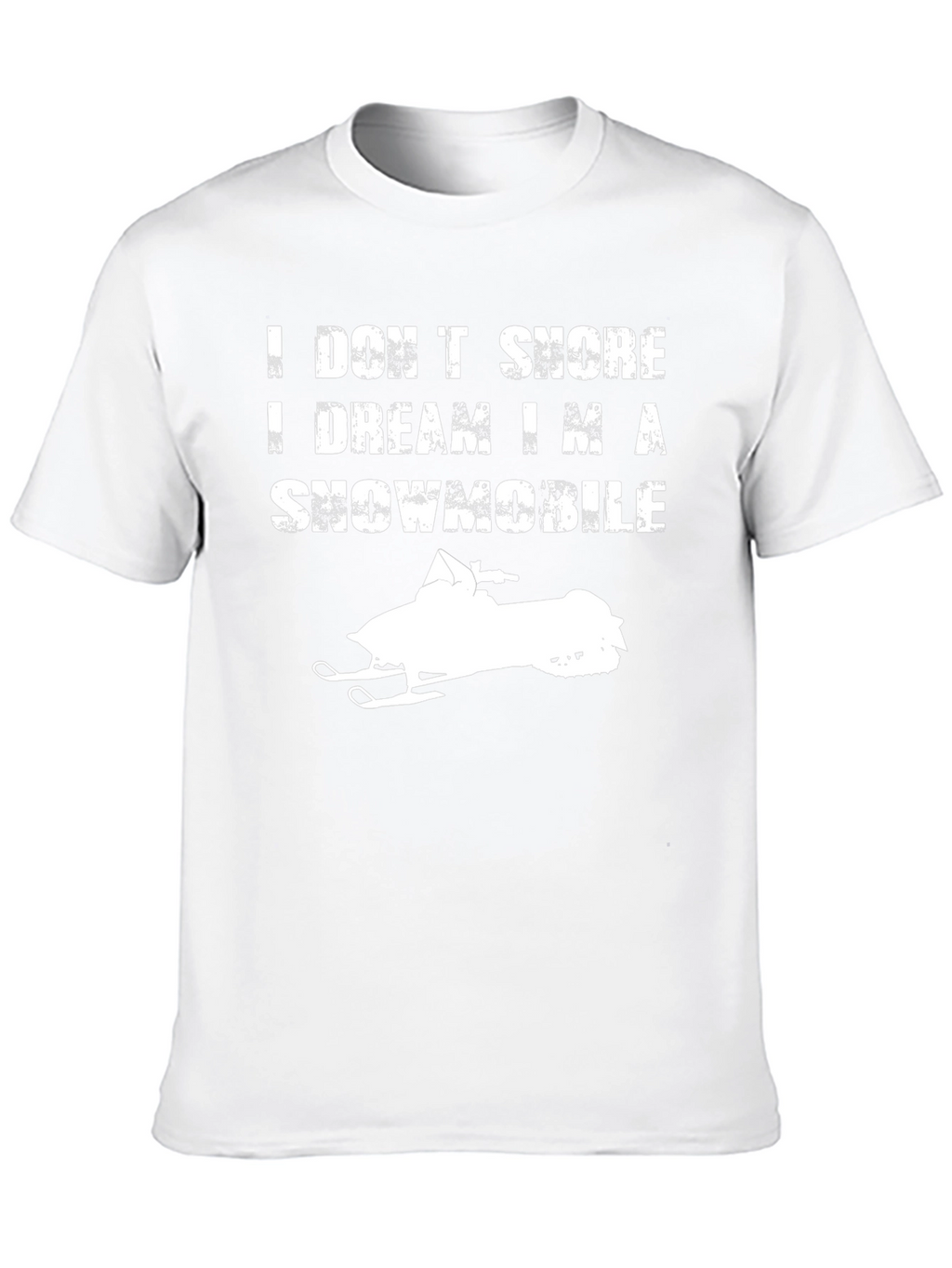 Snowmobile Dream T-Shirt - Black Graphic Tee