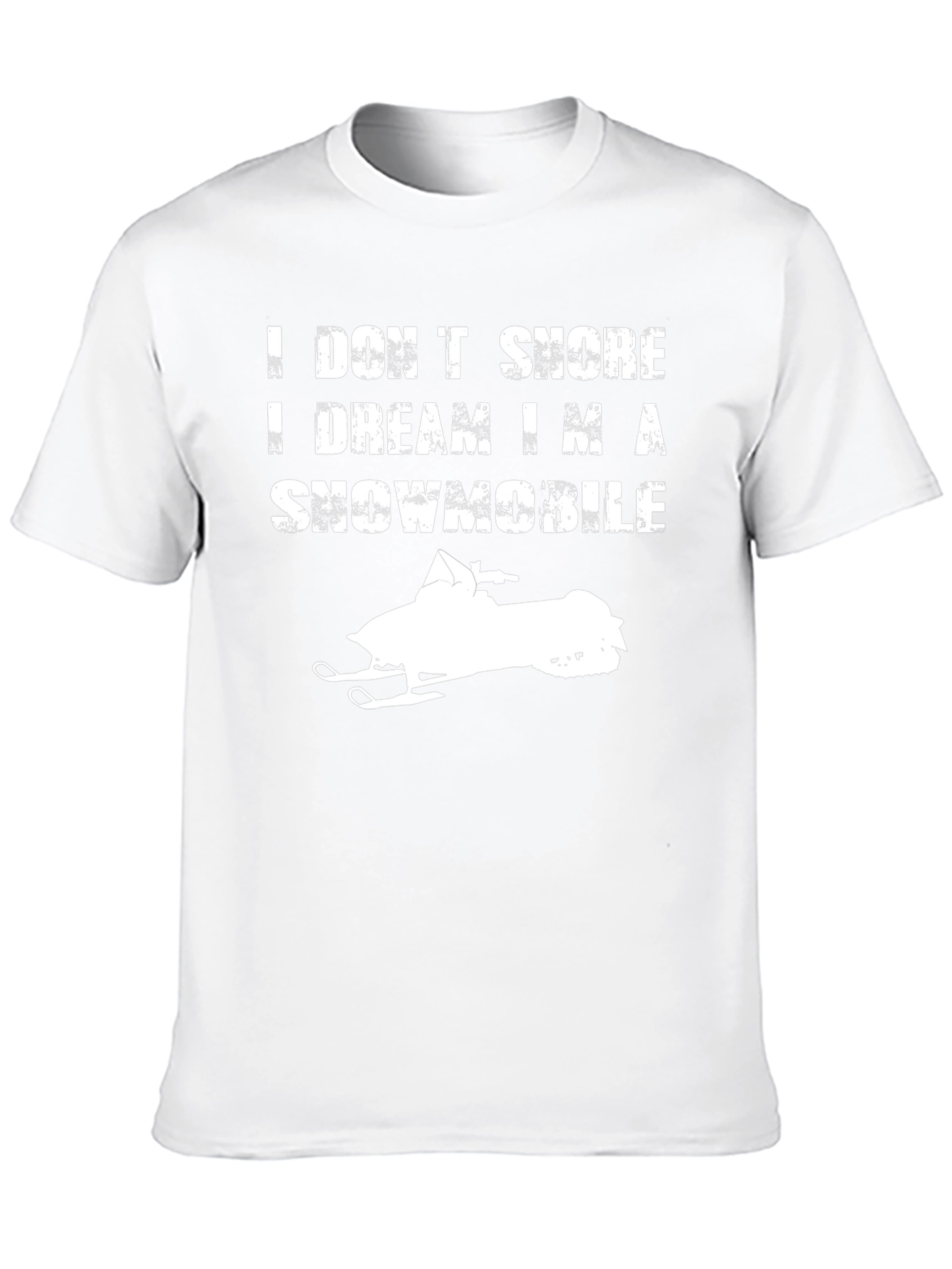 Snowmobile Dream T-Shirt - Black Graphic Tee