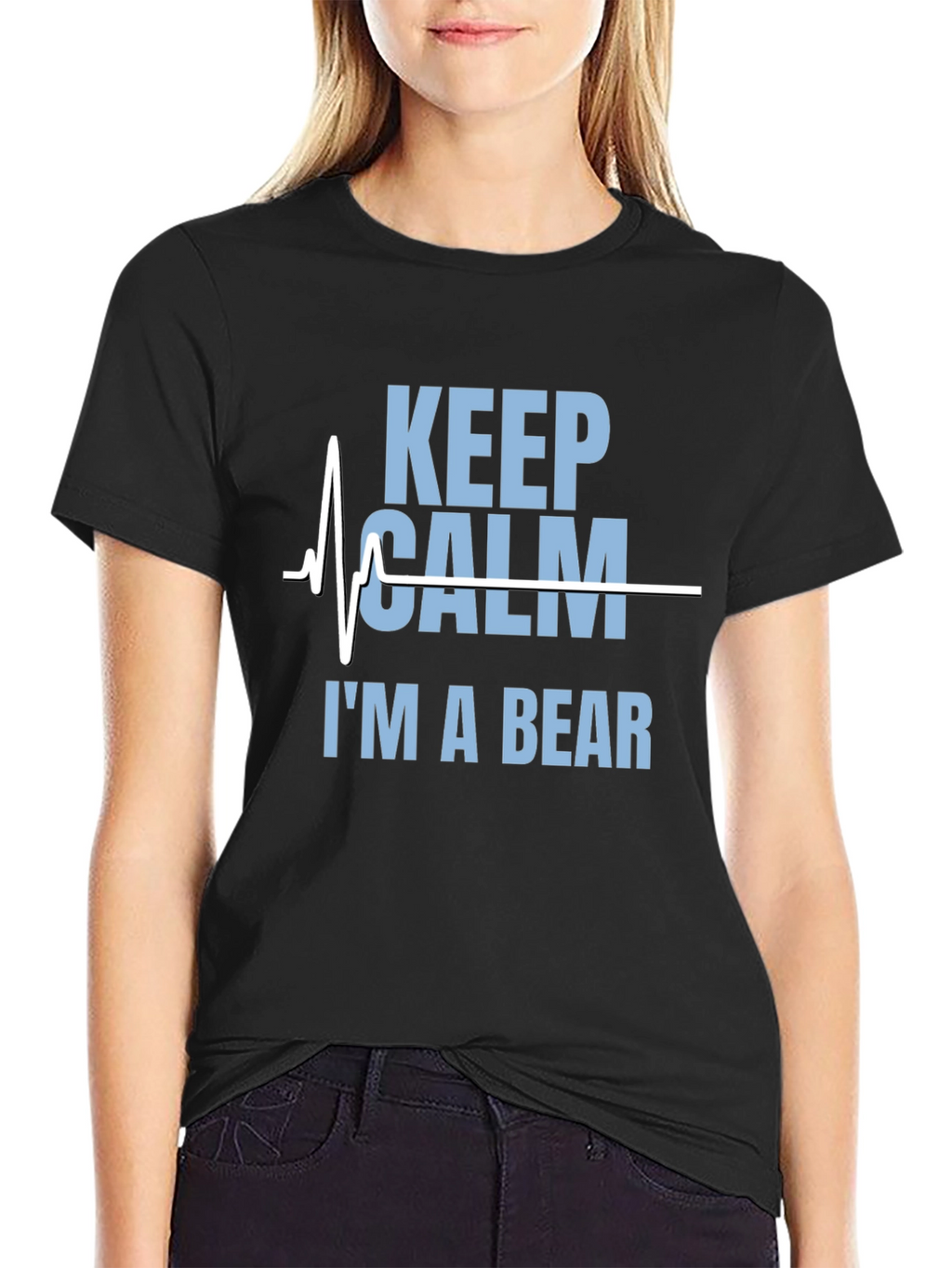 Keep Calm Im A Bear Graphic T-Shirt