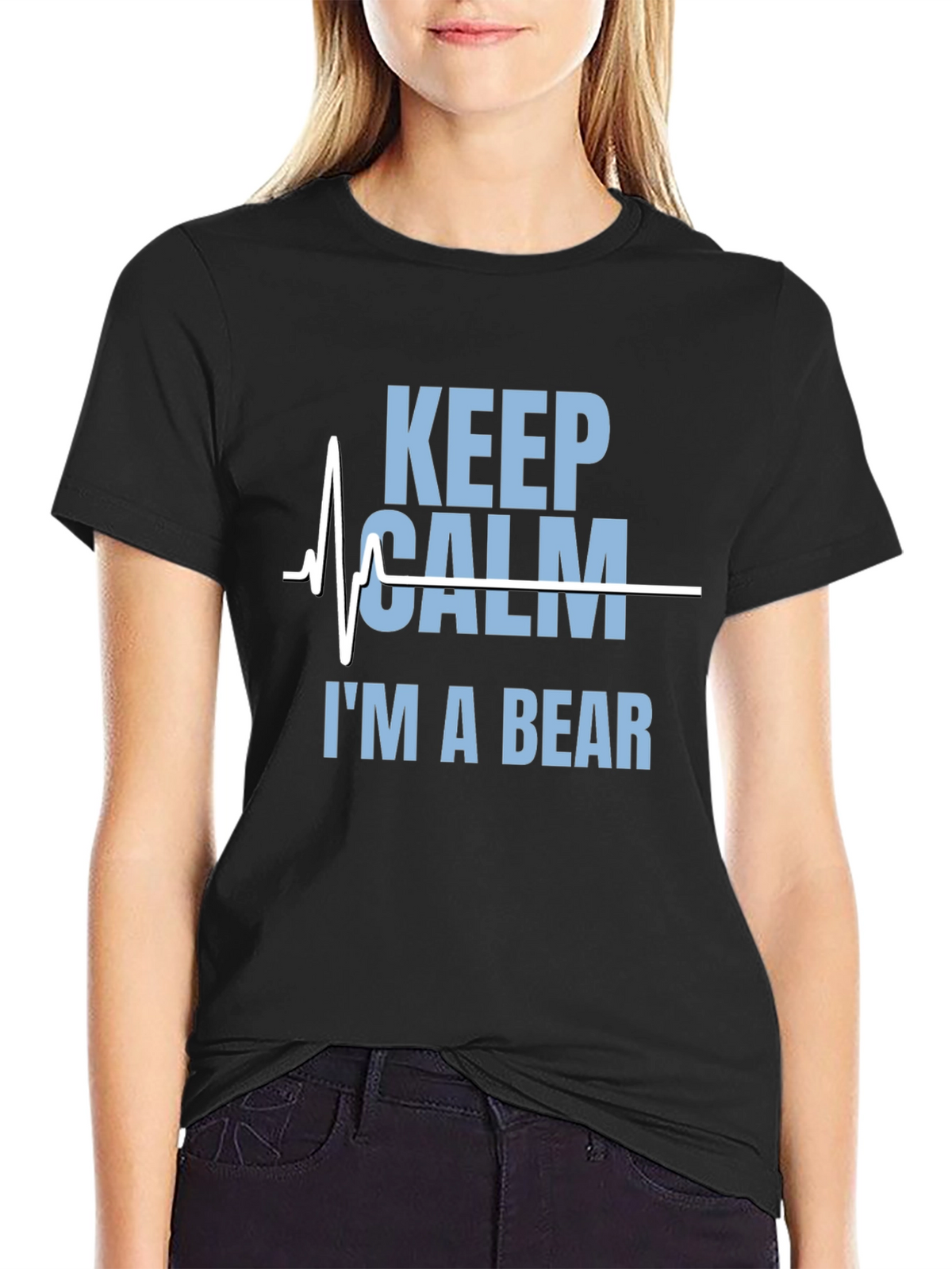 Keep Calm Im A Bear Graphic T-Shirt
