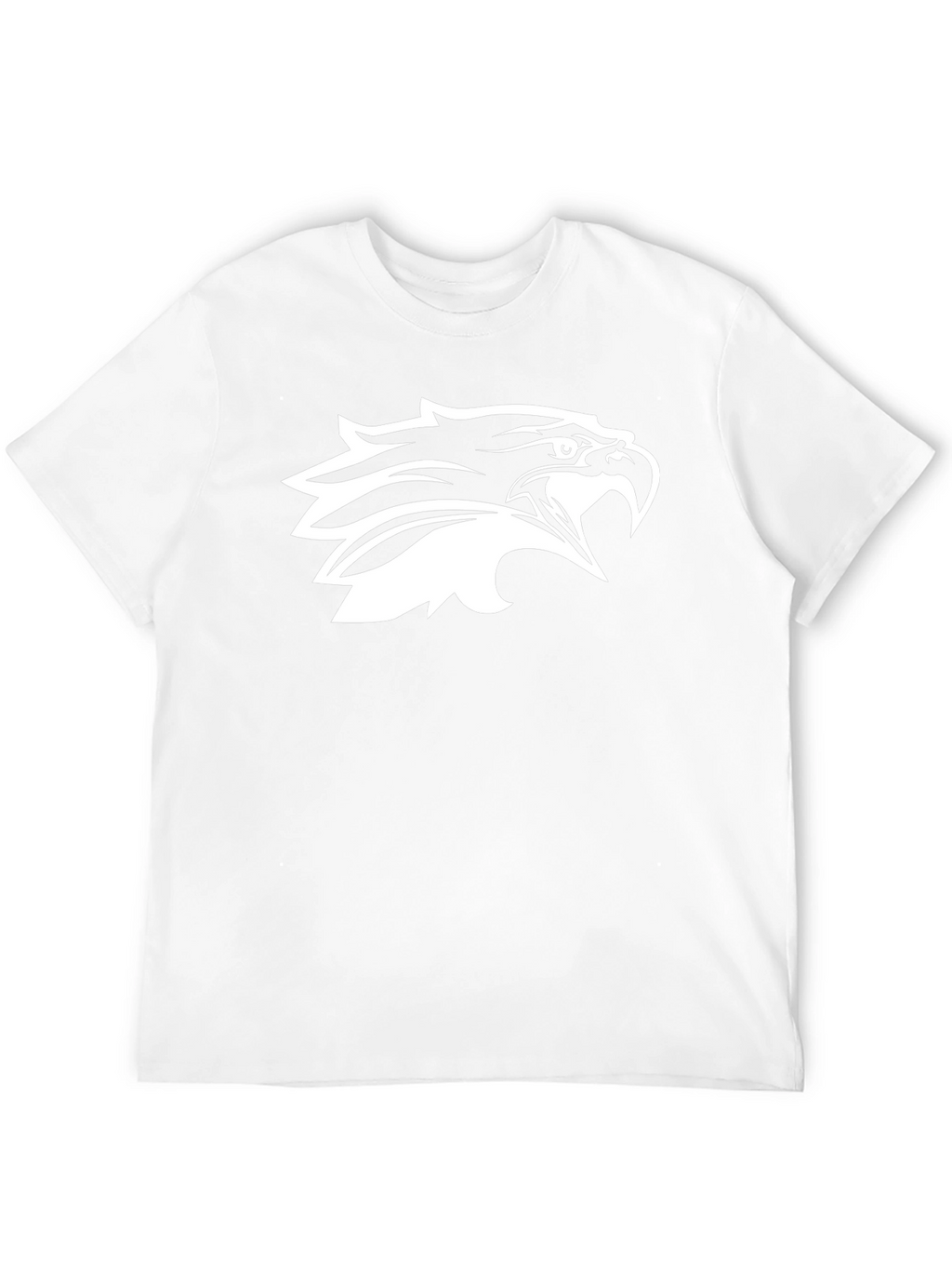 Black T-Shirt with Eagle Head Graphic