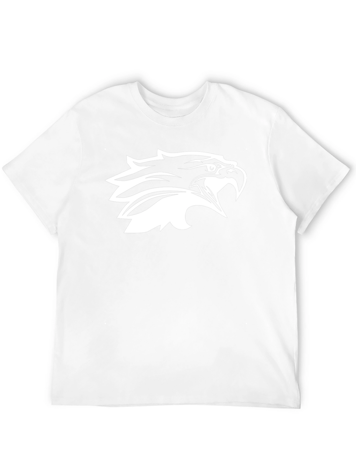 Black T-Shirt with Eagle Head Graphic
