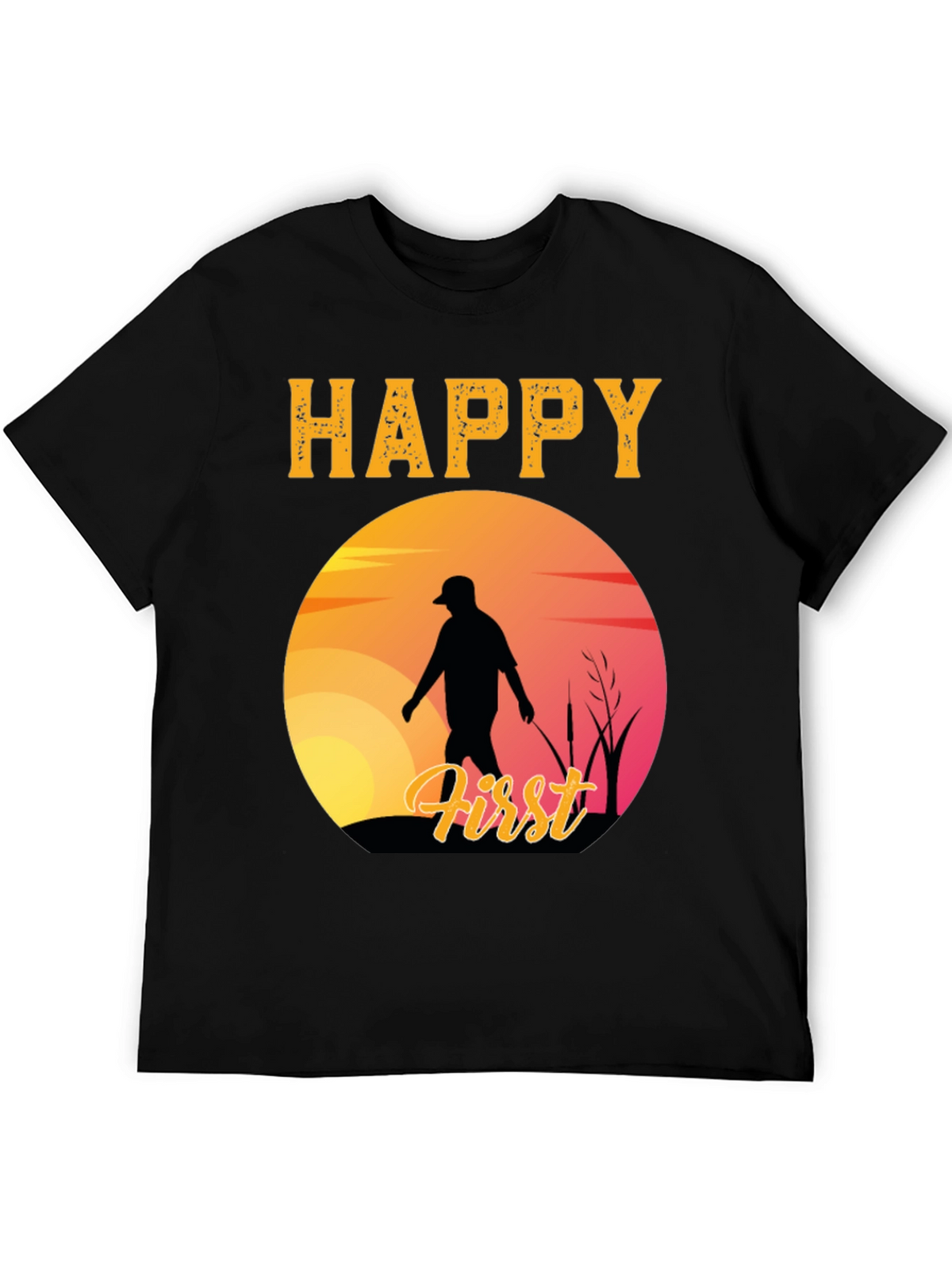 Happy First Fishing Trip Graphic T-Shirt