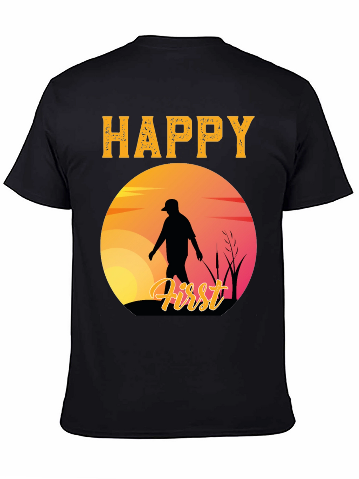 Happy First Fishing Trip Graphic T-Shirt
