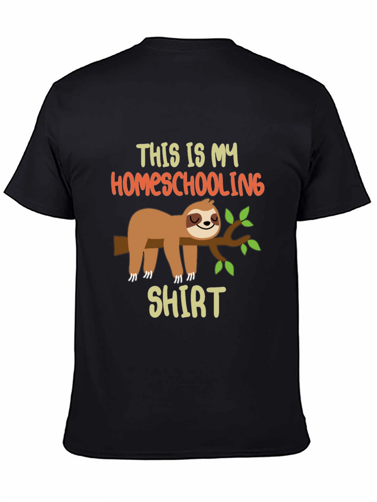 Homeschooling Sloth T-Shirt