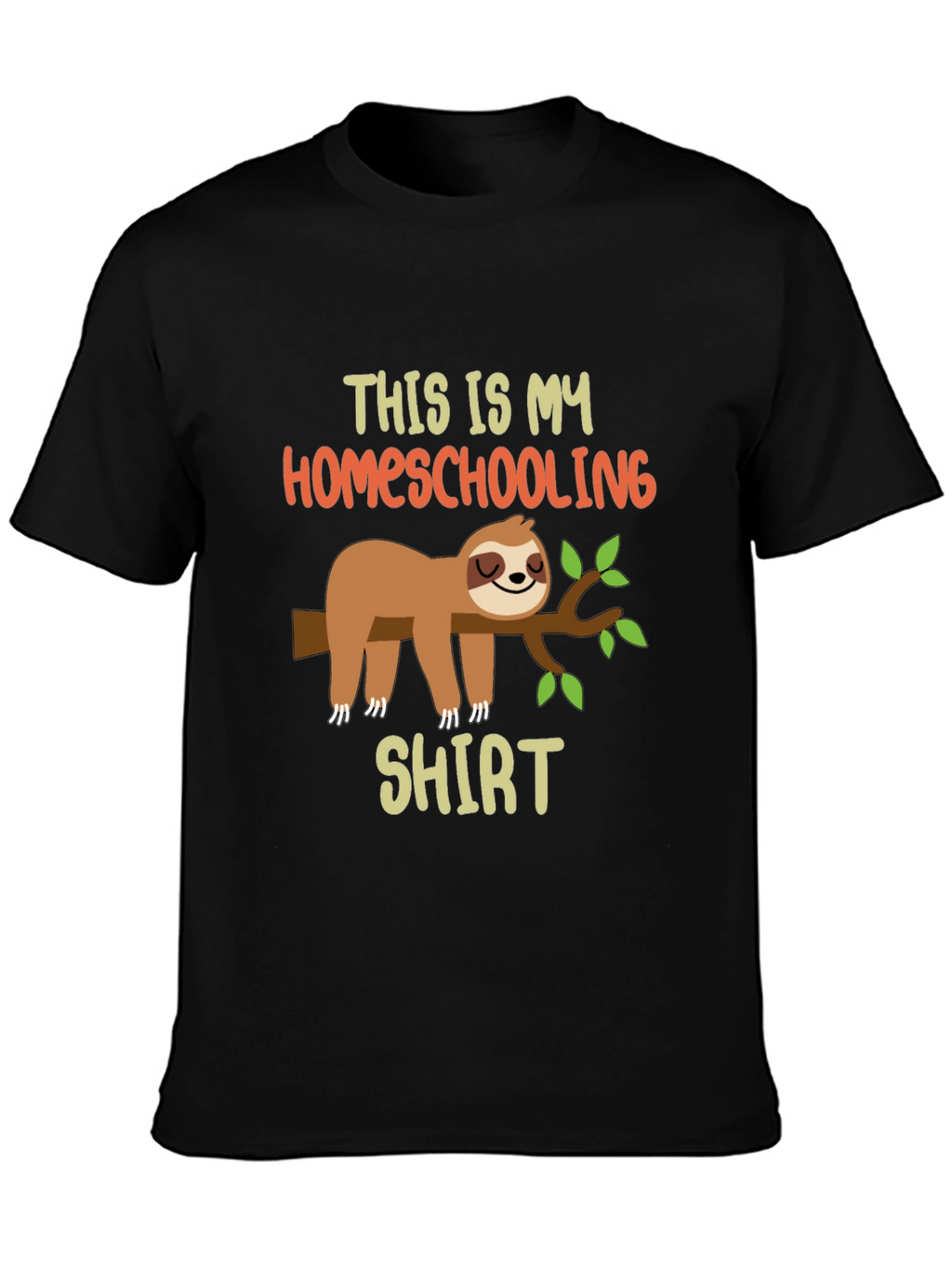 Homeschooling Sloth T-Shirt