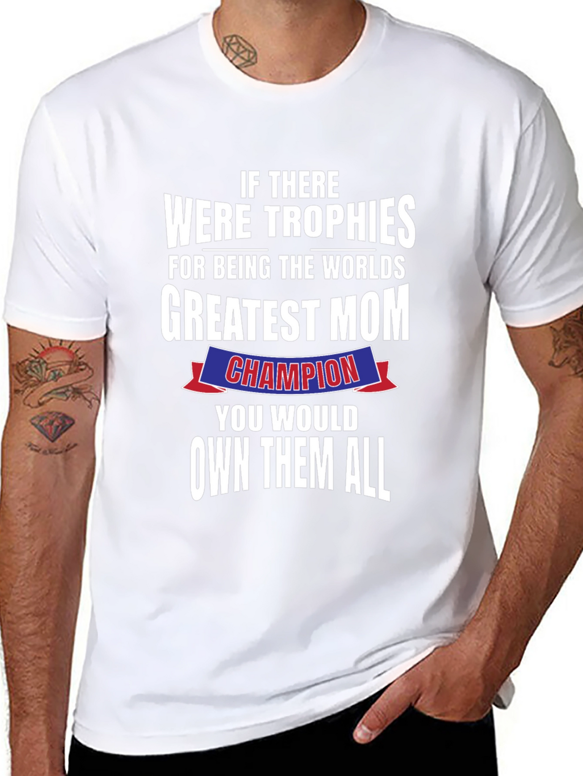 Greatest Mom Champion T-Shirt - Perfect Mothers Day Gift