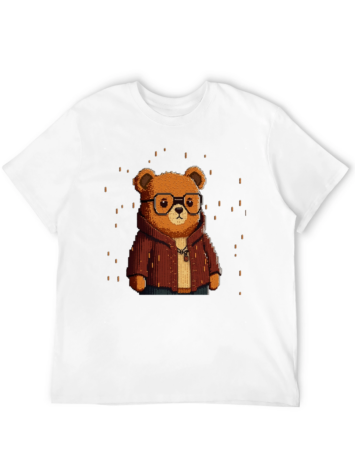 Pixel Art Bear T-Shirt