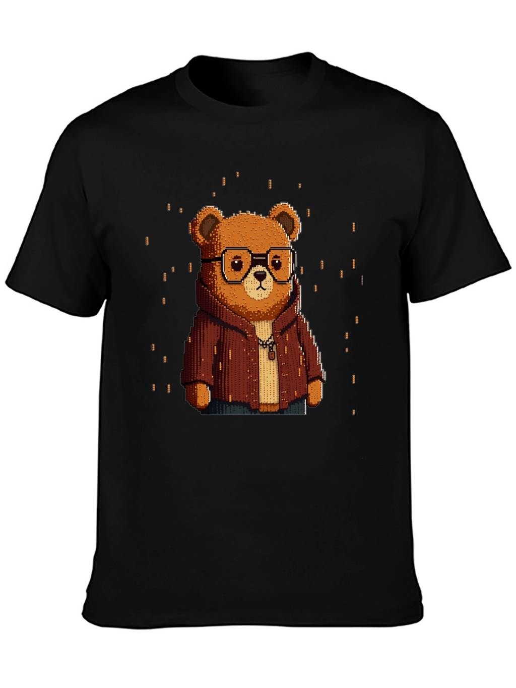 Pixel Art Bear T-Shirt