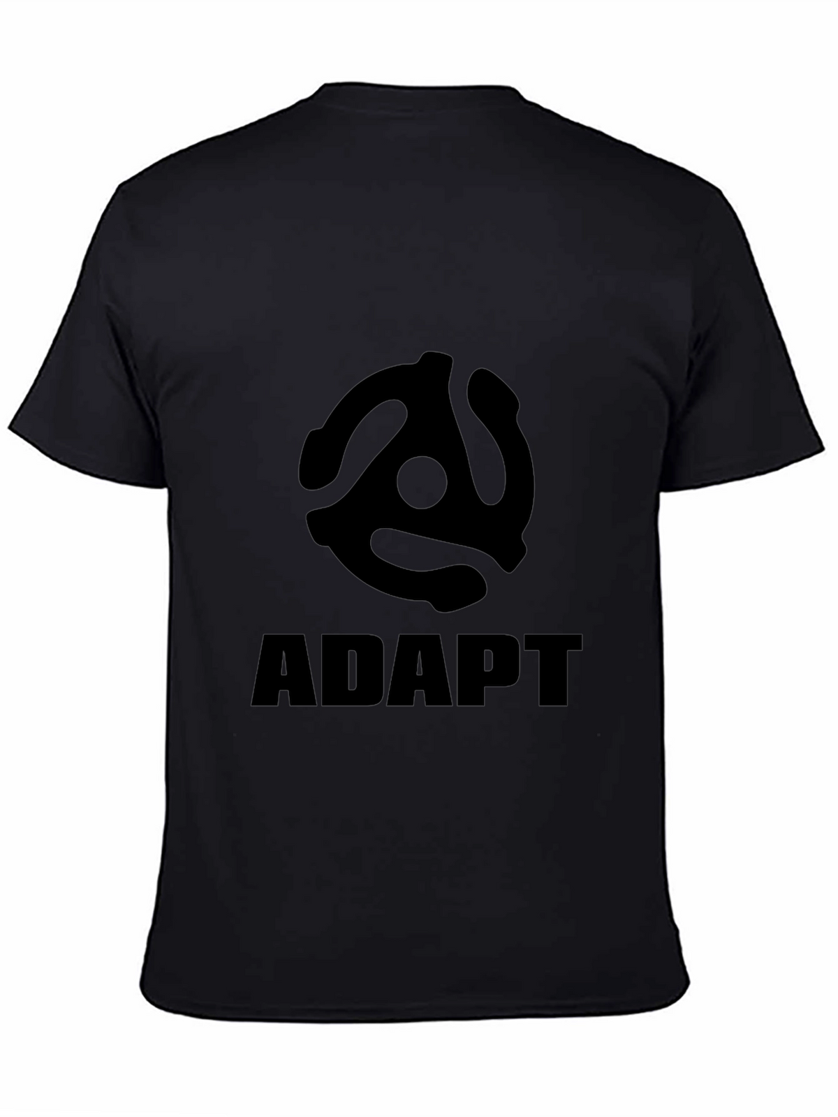 Adapt Record Adapter T-Shirt - Black