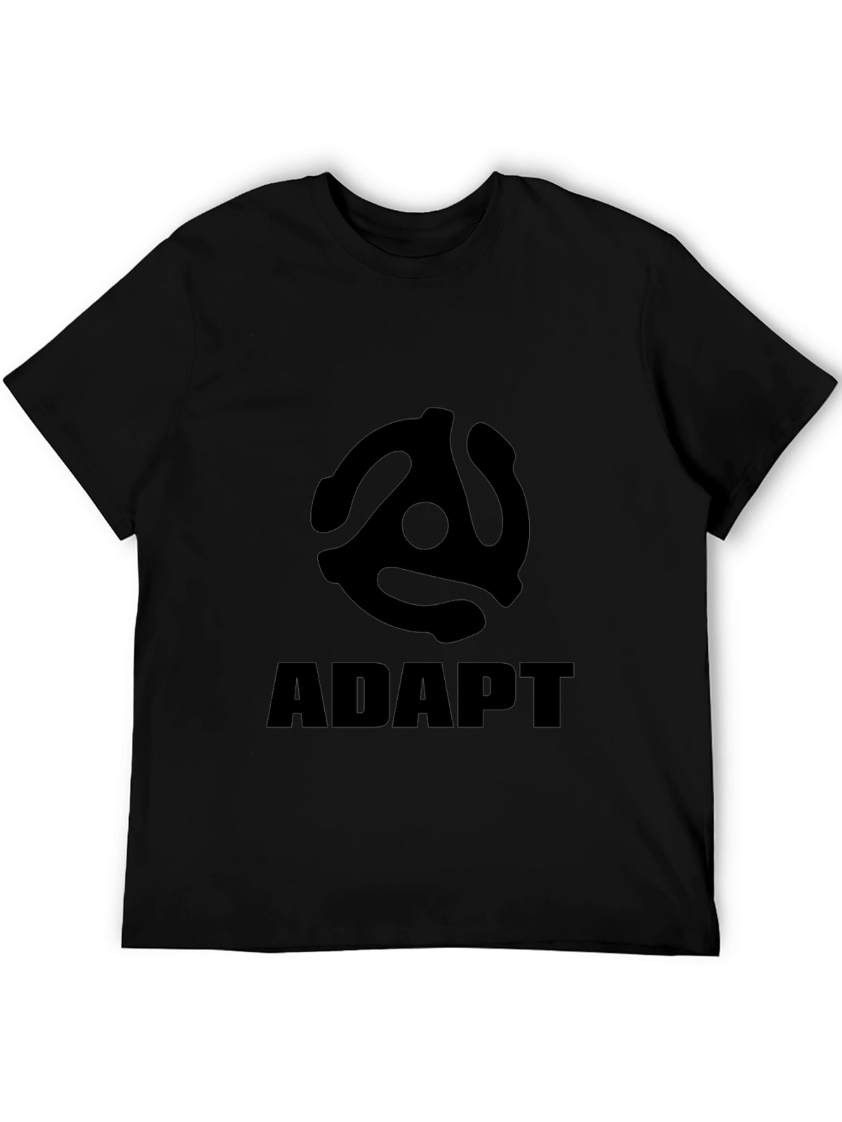 Adapt Record Adapter T-Shirt - Black