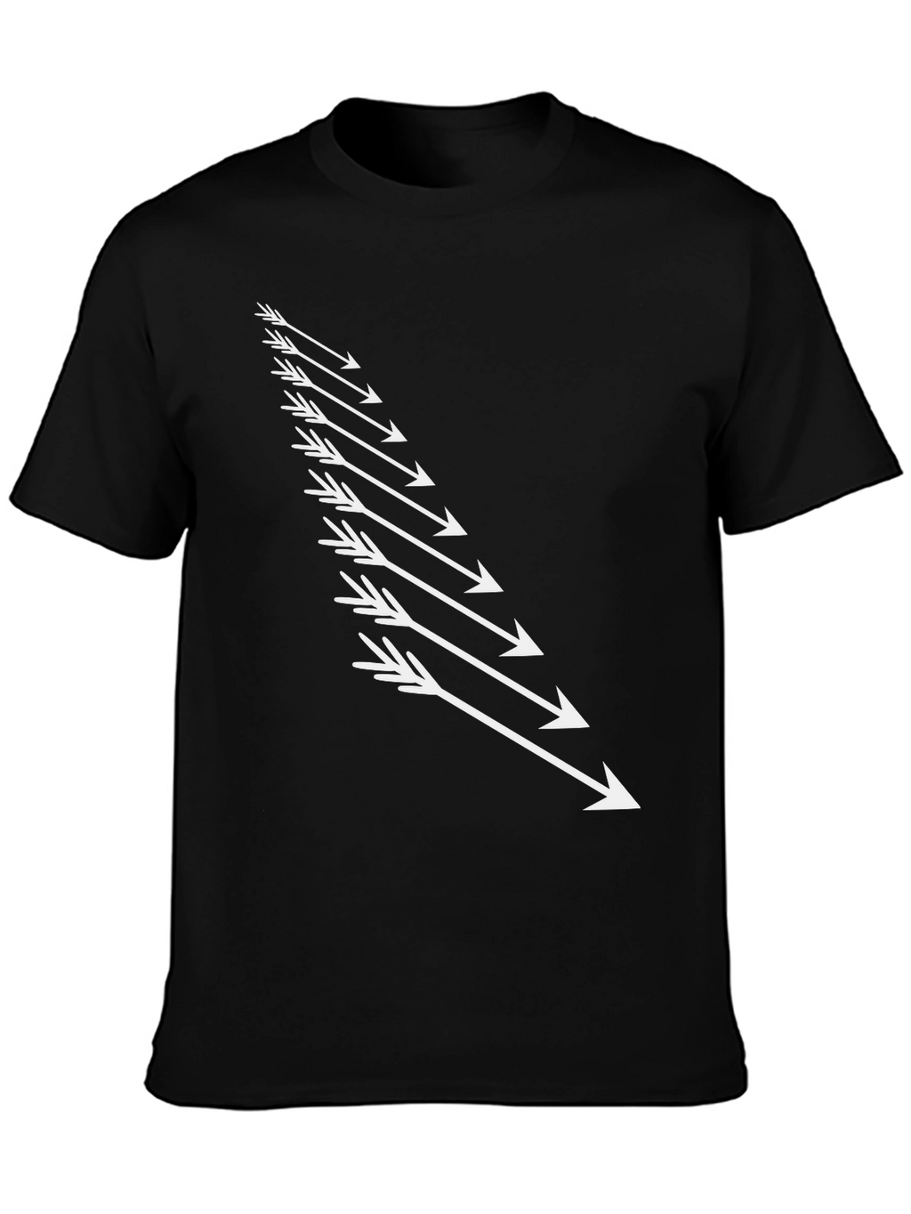 Arrow Graphic Black T-Shirt