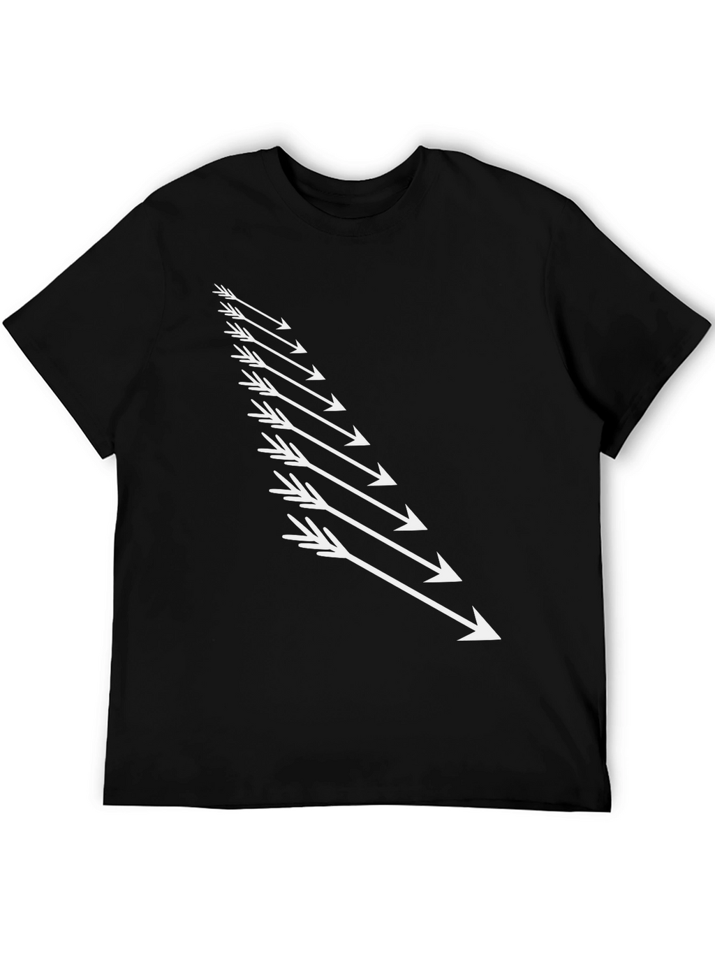 Arrow Graphic Black T-Shirt