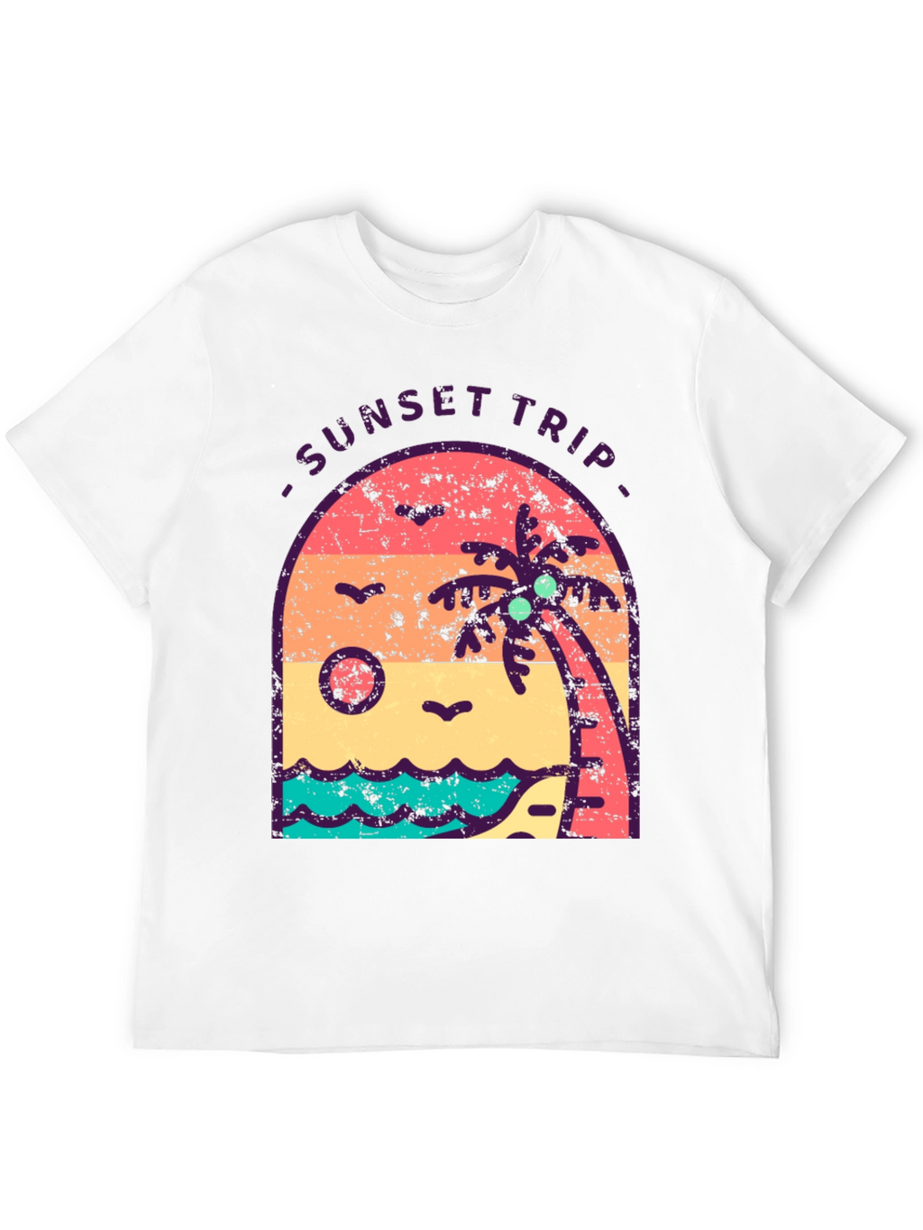 Sunset Trip Graphic Tee - Island Getaway