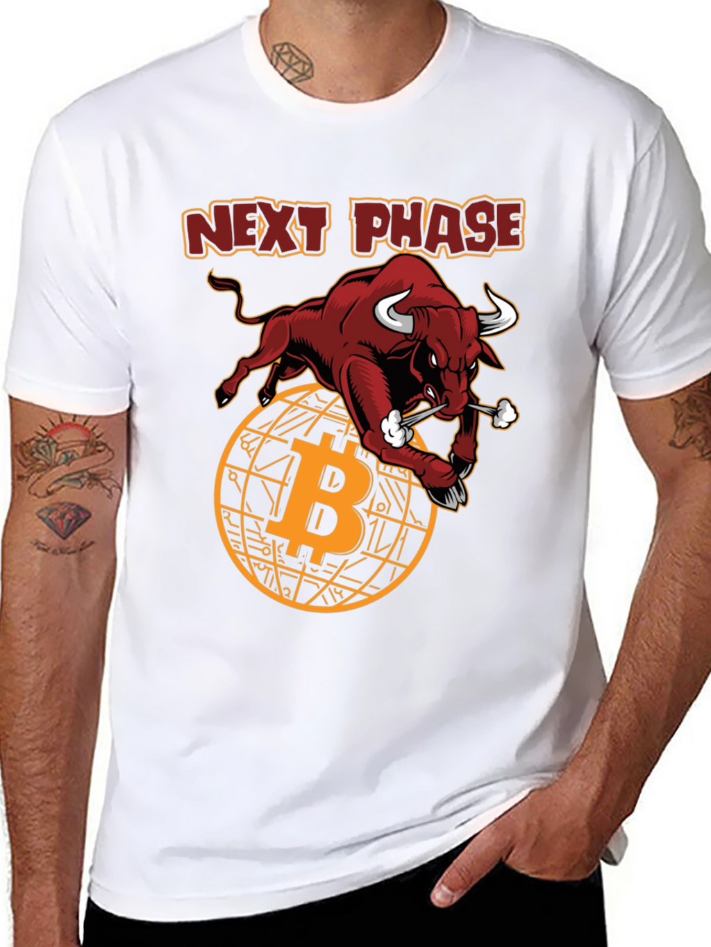 Bitcoin Bull T-Shirt - Next Phase Crypto Tee