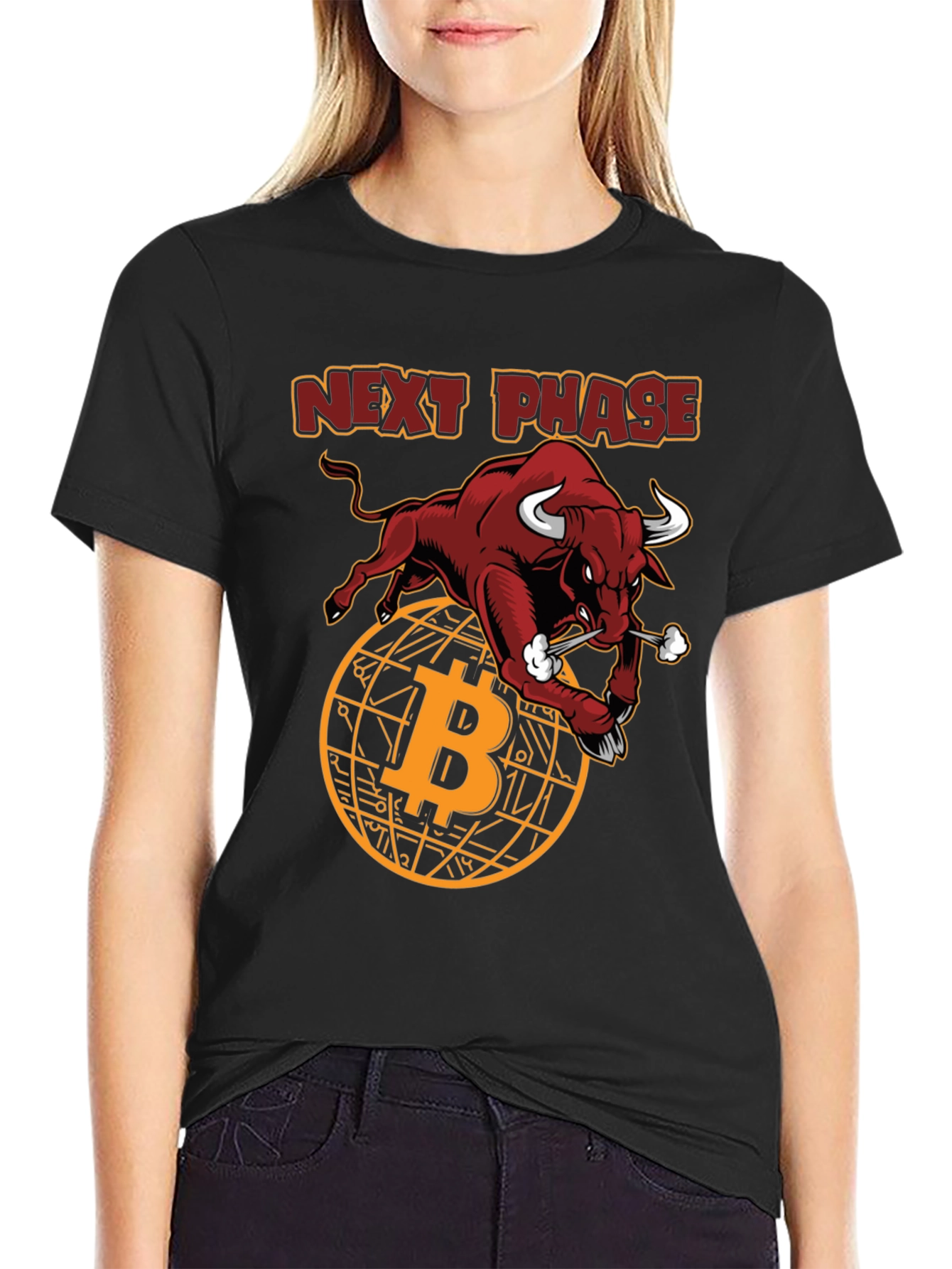 Bitcoin Bull T-Shirt - Next Phase Crypto Tee