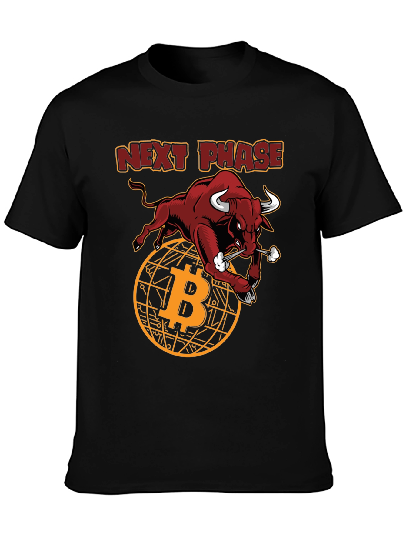 Bitcoin Bull T-Shirt - Next Phase Crypto Tee